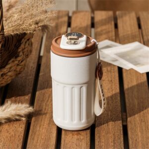 smart temperature display coffee tumbler / mug