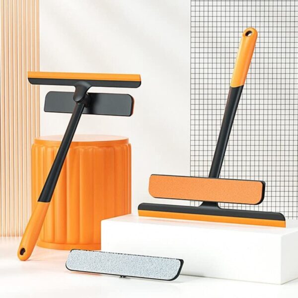 Multi-Surface Silicone Squeegee Wiper for Bathroom, Kitchen & Car